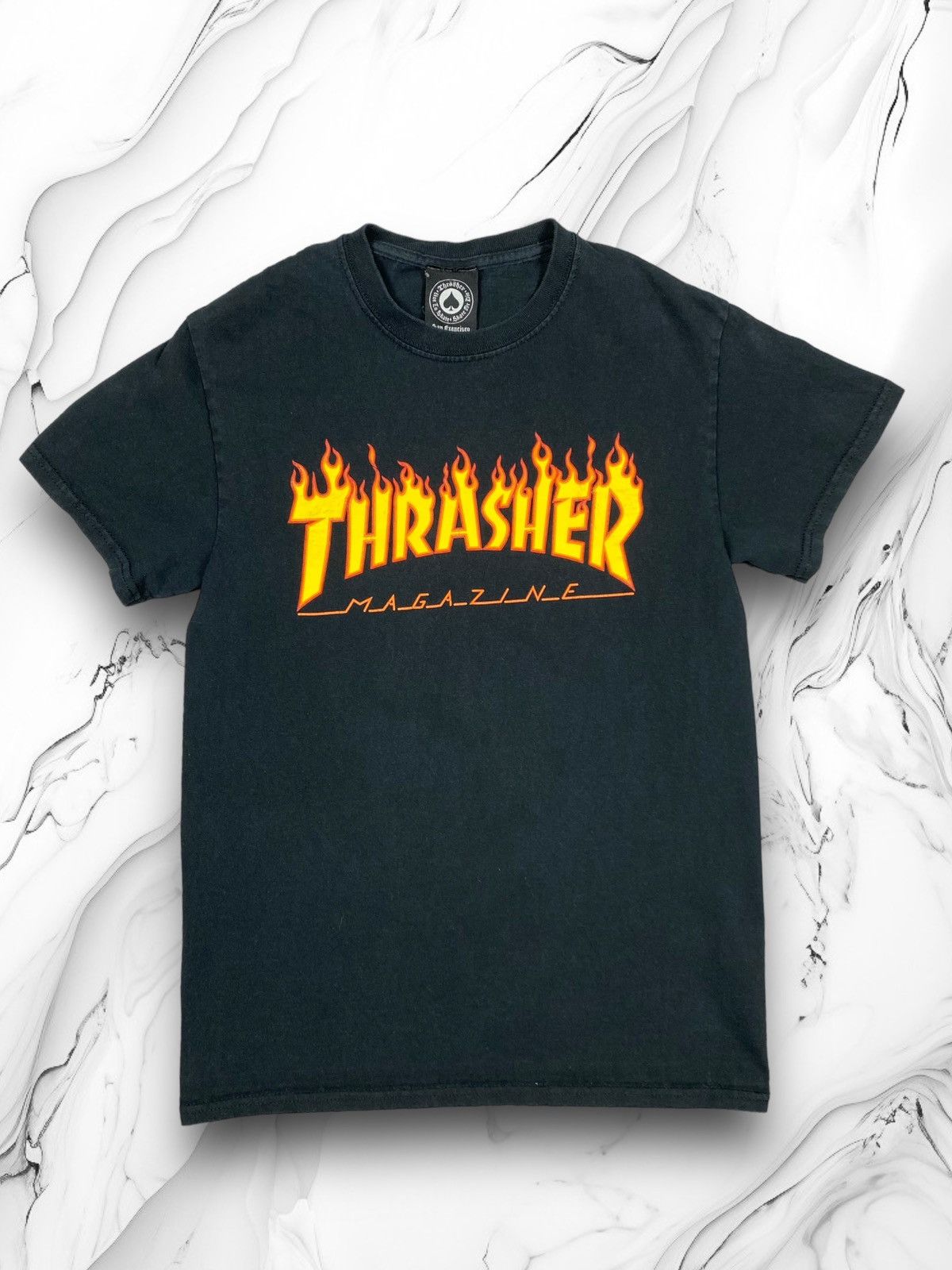 Vintage Thrasher Magazine Big Logo Tee T Shirt, Shirt Outfit, Gift For Men, For Women