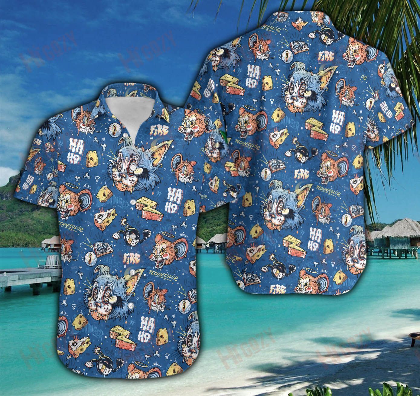 Baeelly™ Tom & Jerry Aloha Shirts – Lv308