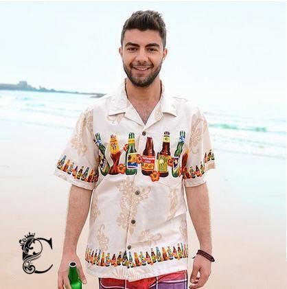 Beach Shirt High Quality Summer Style Hawaiian Shirt- Chillicothemall