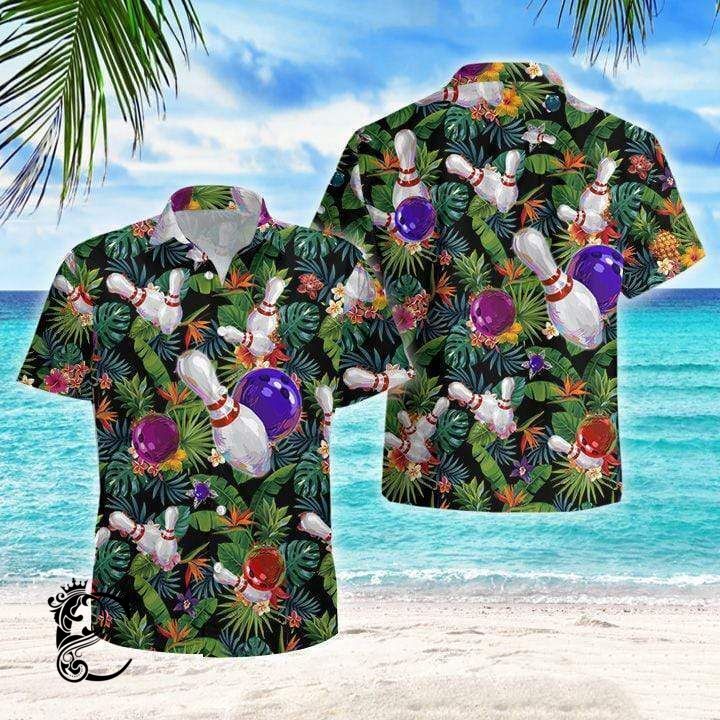 Bowling Art Aloha Hawaiian Shirts