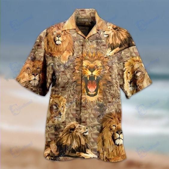 Beach Shirt Order Hawaiian Aloha Shirts Lion Amazing- Chillicothemall