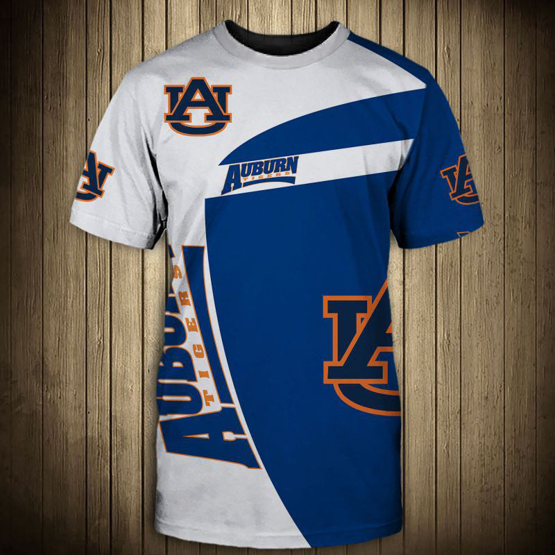 Auburn Tigers T Shirt Mens 3D