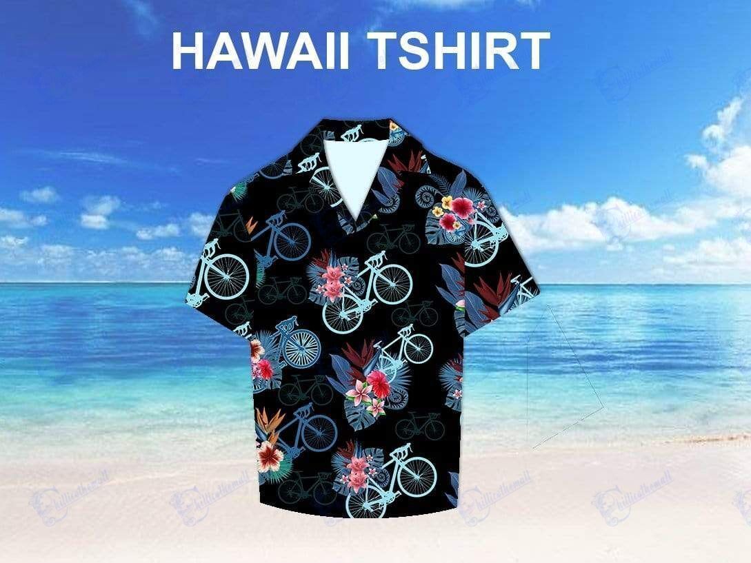 Beach Shirt Buy Bicycle Hawaiian Aloha Shirts- Chillicothemall