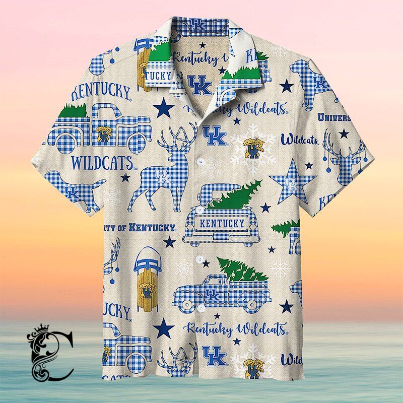 University Of Kentucky Shirt With Christmas Design L Limited Edition Hawaiian Shirt