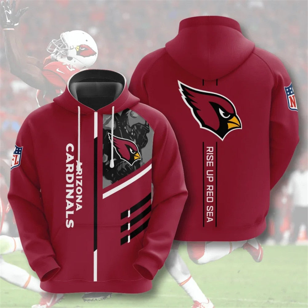 Arizona Cardinals Hoodies Mens No 1