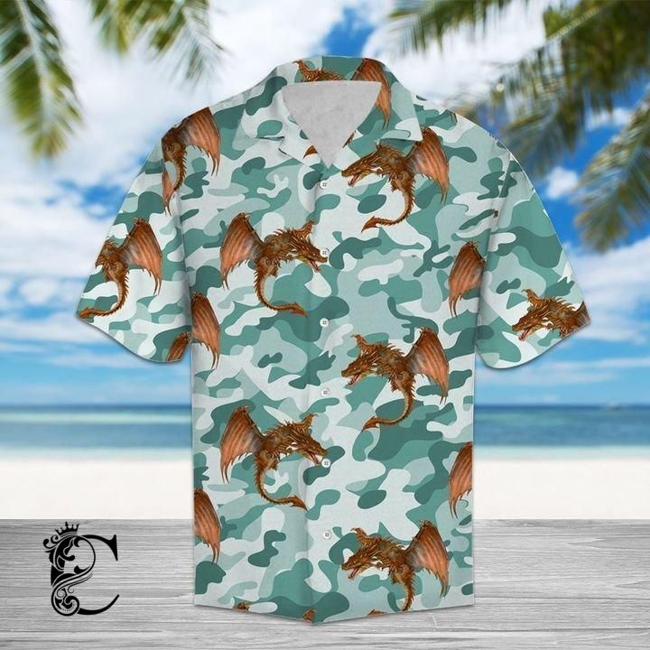 Beach Shirt Find Awesome Dragon Hawaiian Shirt- Chillicothemall