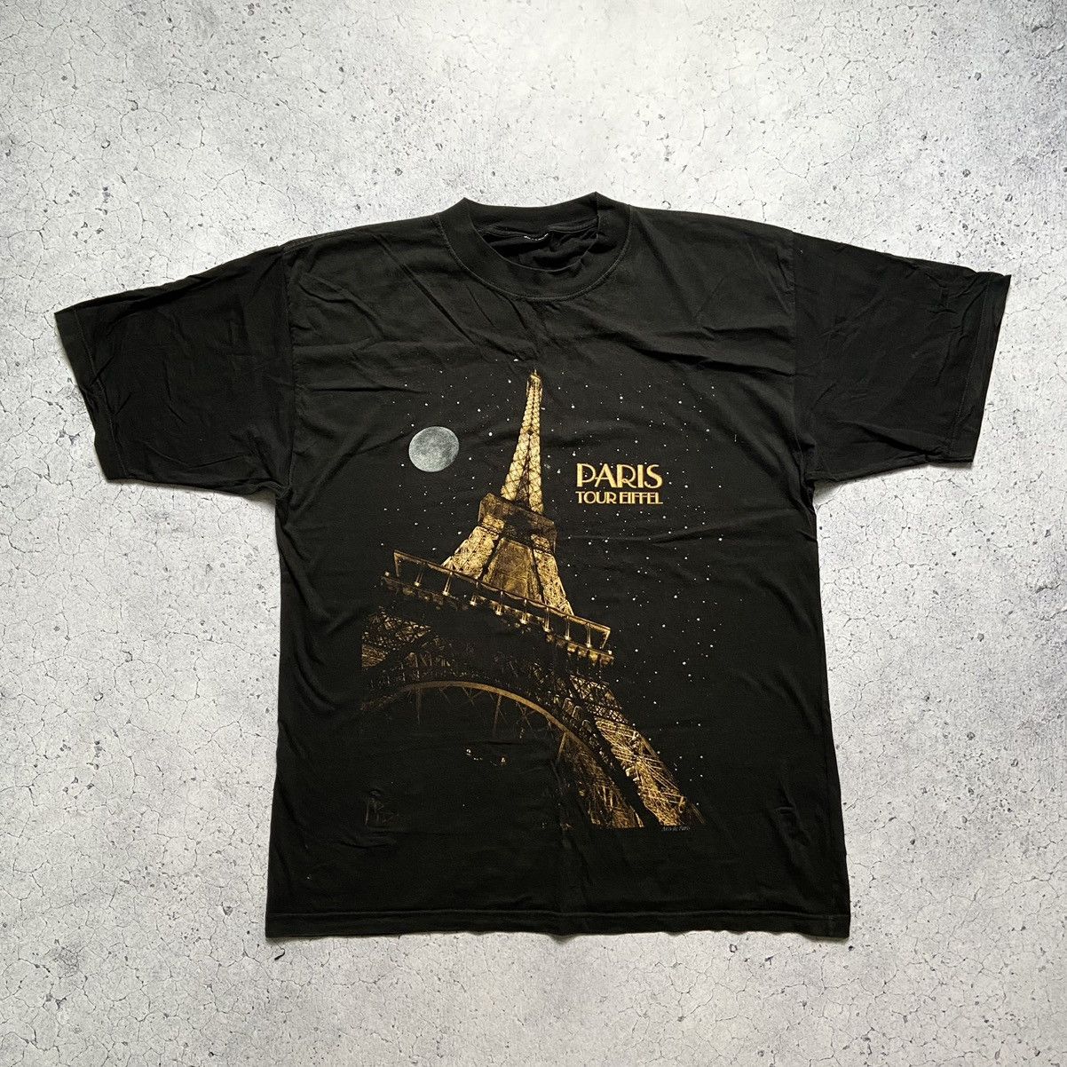 Vintage Paris Tour Eiffel Art Tee All Over Print Y2K Faded, Shirt Outfit, Gift For Men, For Women