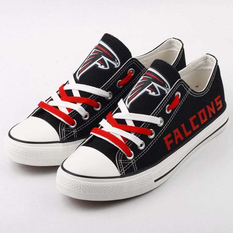 Atlanta Falcons Women’s Shoes Low Top Canvas Shoes