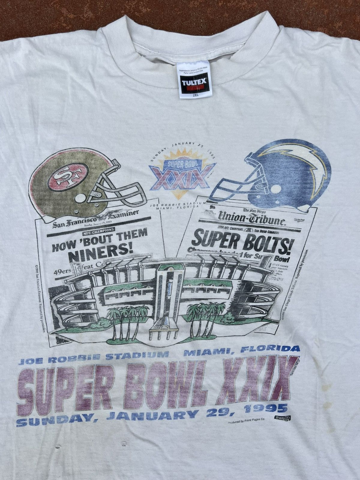 Vintage 90s SuperBowl 49ers Chargers Faded Essential NFL Tee, Shirt Outfit, Gift For Men, For Women