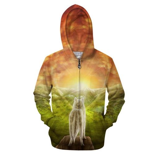 Wolf Possibilities Zip-up Hoodie