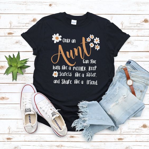 Best Auntie Ever Shirt, Blessed Aunt Shirt, Personalized Aunt Gift, Aunt Birthday Shirt