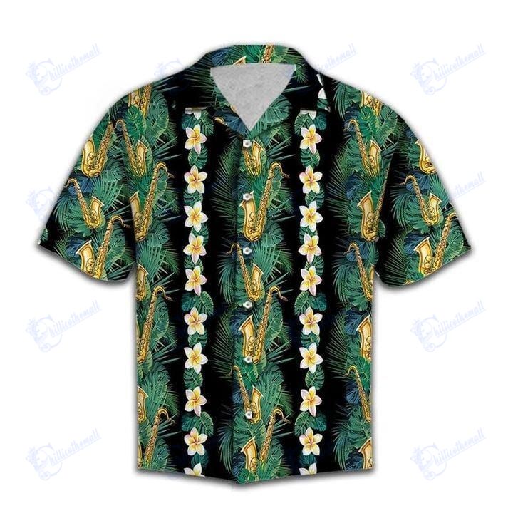 Amazing Saxophone Music Love Unisex Hawaiian Aloha Shirts