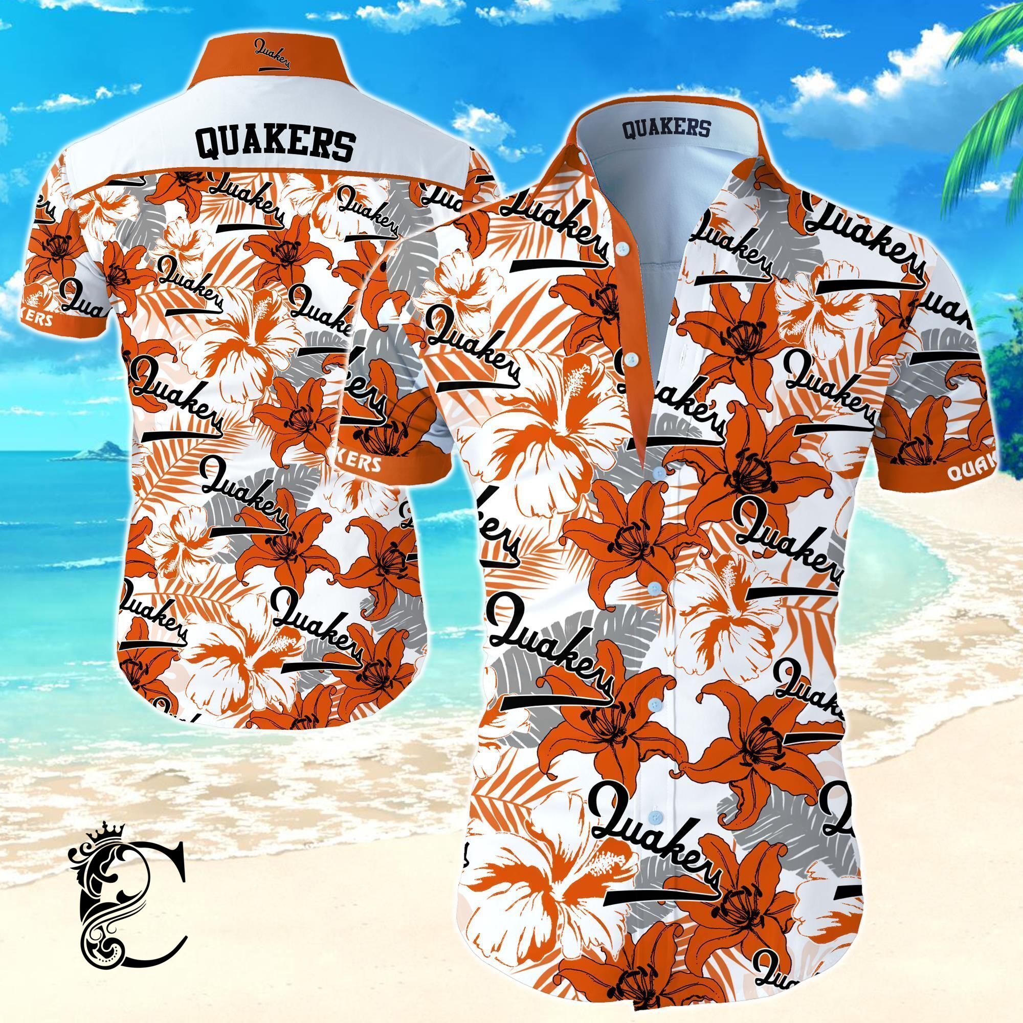 Beach Shirt Philadelphia Quakers Hawaiian Shirt- Chillicothemall