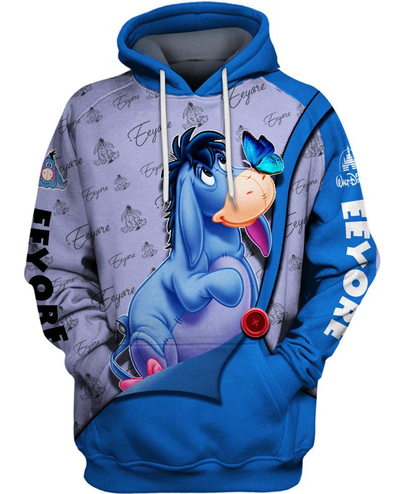 Adorable Eeyore Hoodie, Cute Eeyore Hoodie, Eeyore Hoodie, Funny Eeyore Hoodie, Winnie Hoodie, Eeyore Hoodie, Pooh Friends Hoodie, Gift Cartoon