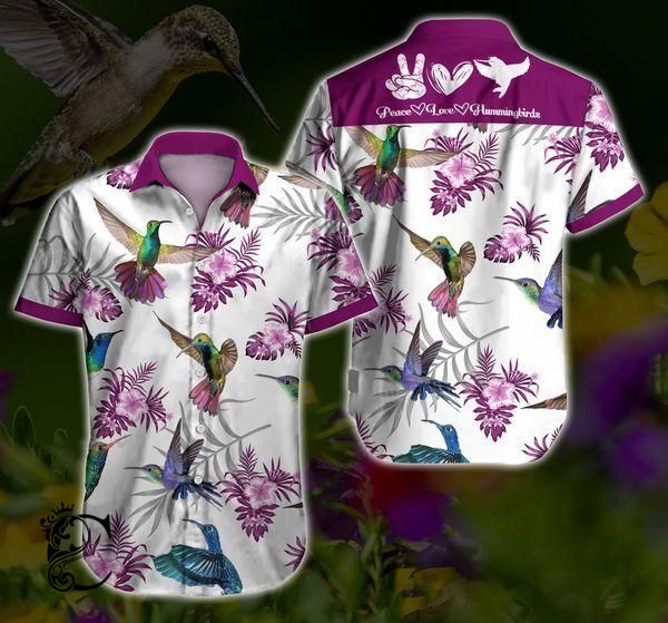 Beach Shirt Get Now Hummingbird Hawaiian Shirt- Chillicothemall