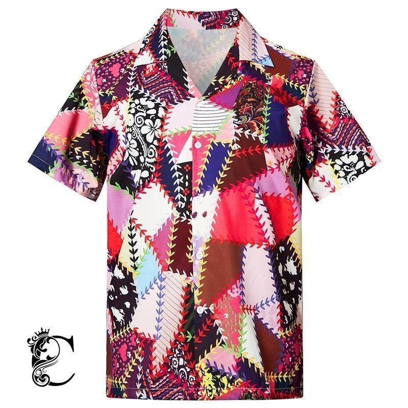 Beach Shirt Find Mens Hawaiian Shirts Flowers Leaves- Chillicothemall