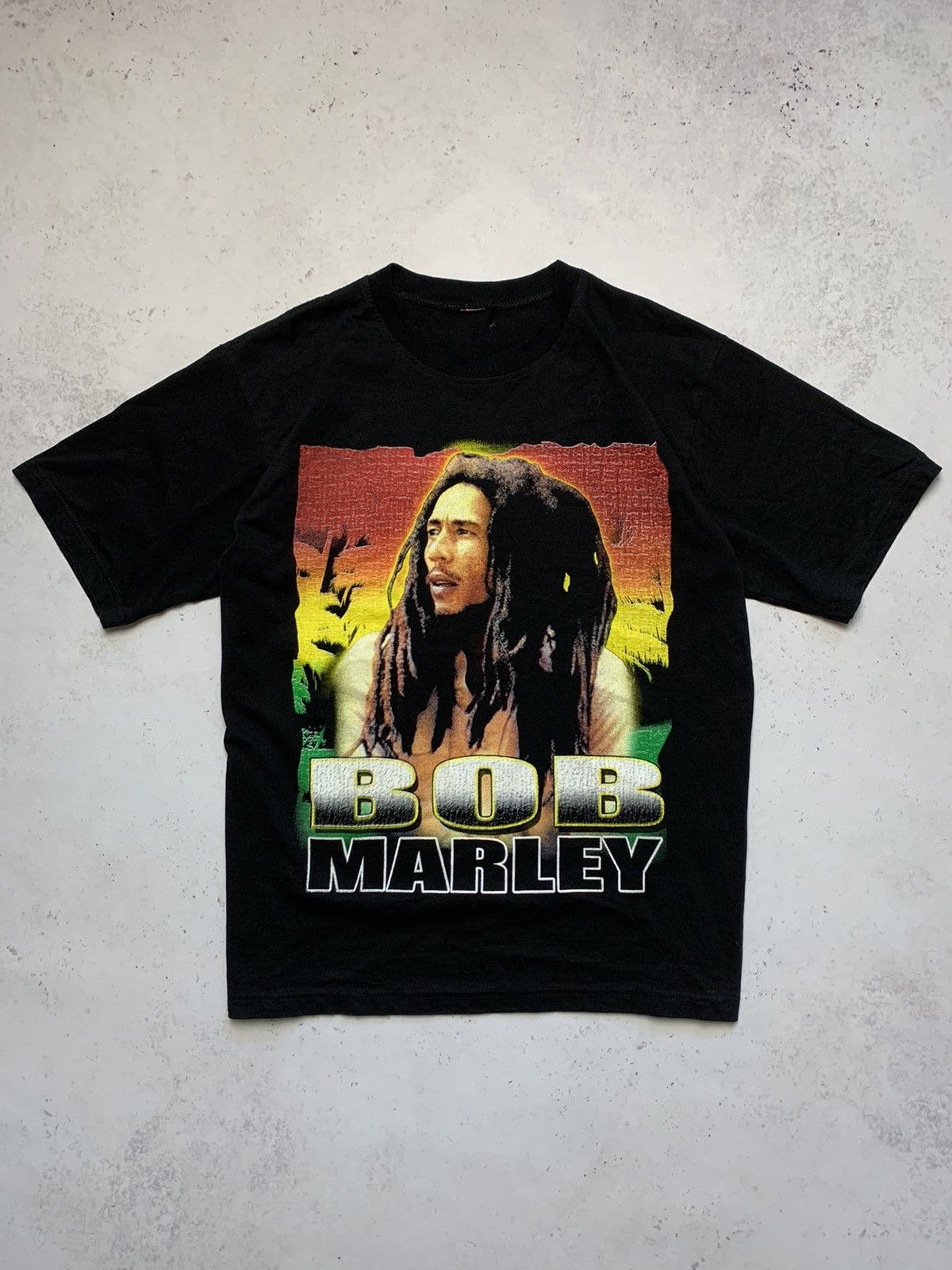 Vintage Rare 90’s Bob Marley Overprint T-shirt Y2K/YKK, Shirt Outfit, Gift For Men, For Women