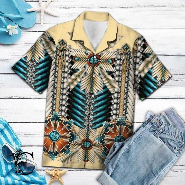 Beach Shirt Find Amazing Native Warrior Hawaiian Shirt- Chillicothemall