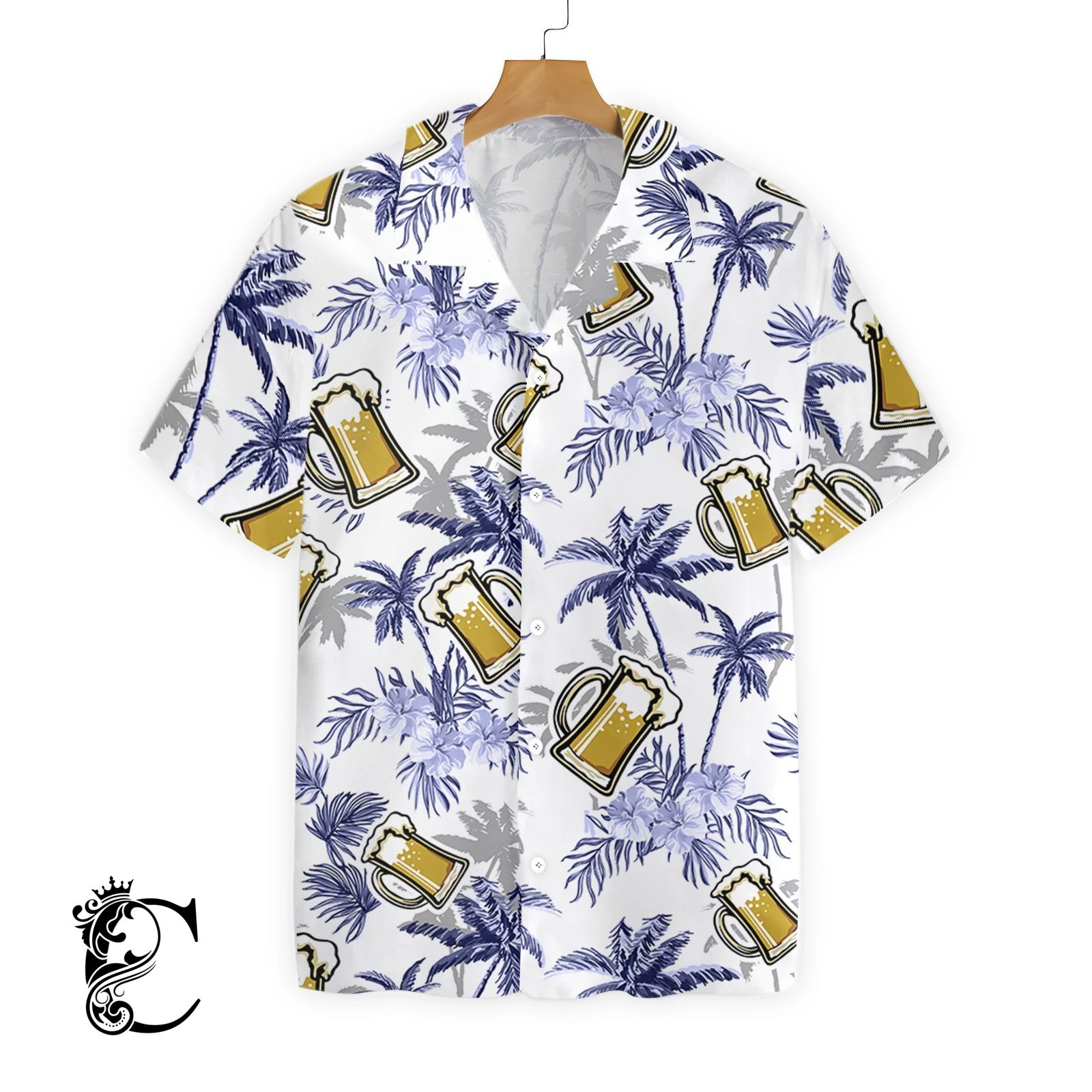 Beer Coconut Tree V1 Ez16 0407 Hawaiian Shirt