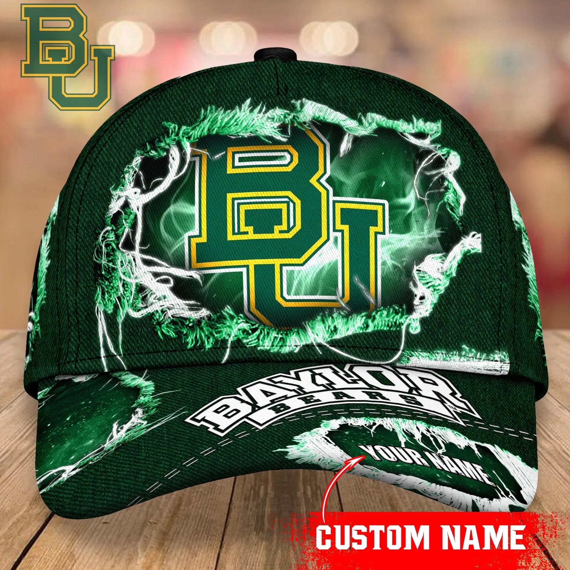 Baylor Bears Baseball Caps Custom Name