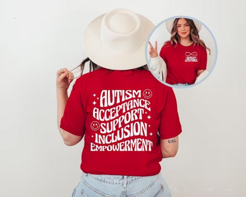 Autism Mom Advocate Teacher Support Tshirt