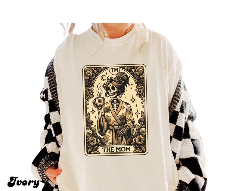 The Mom Tarot Card Shirt In Antique Finish | Funny Tee