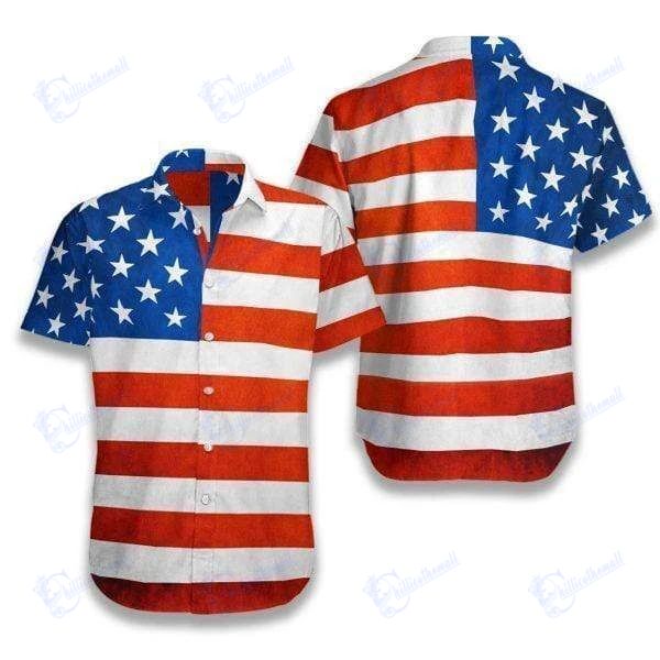 Beach Shirt Buy American Flag Hawaiian Aloha Shirts- Chillicothemall