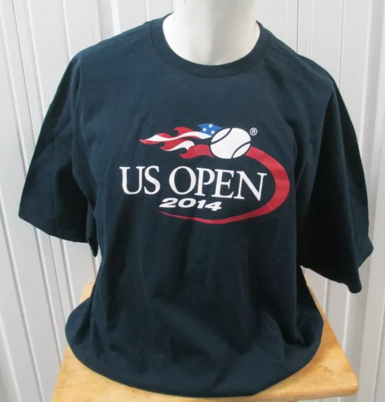 Vintage US OPEN 2014 Tennis Shirt Outfit, Gift For Men, For Women