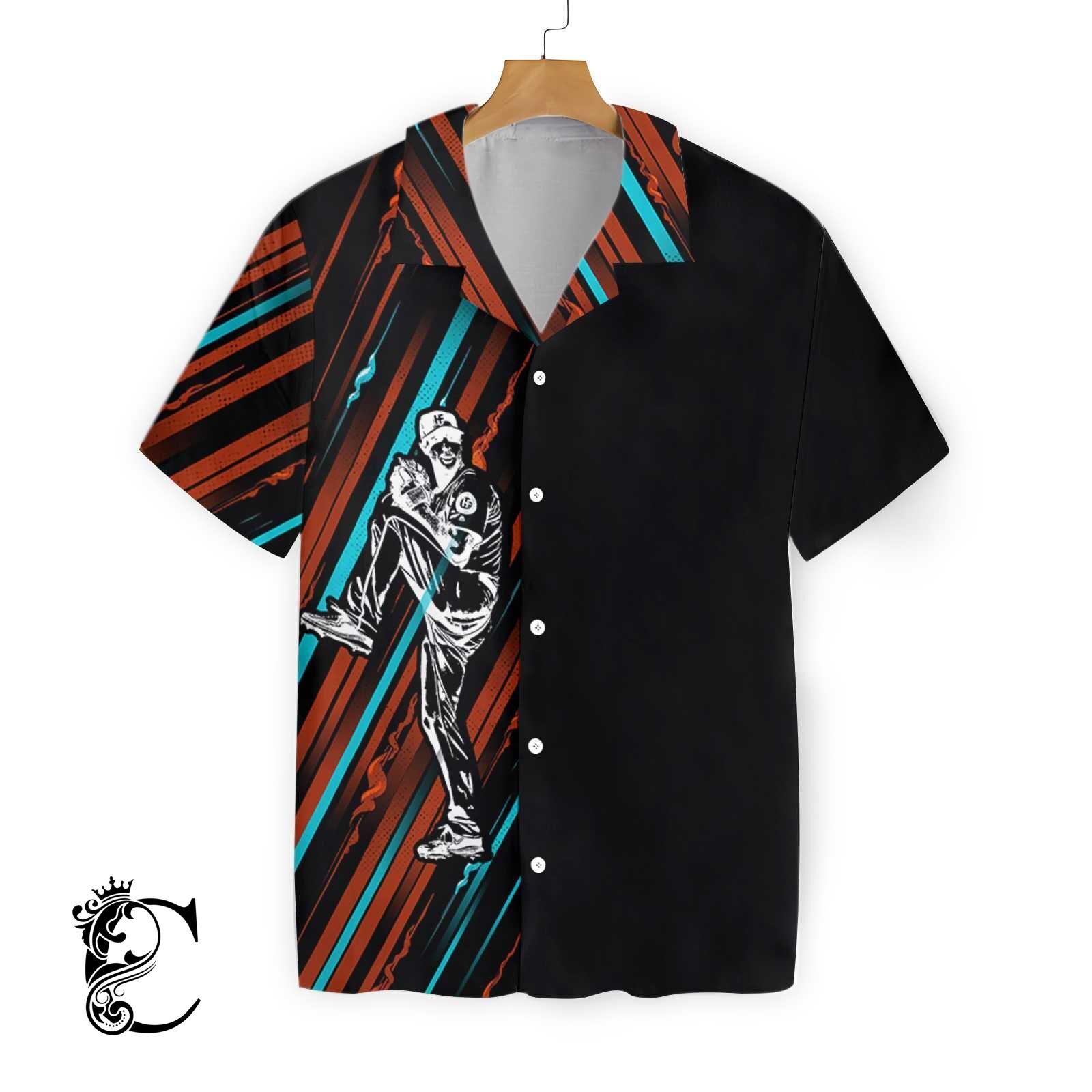 Baseball Black And Color Ez24 0202 Hawaiian Shirt