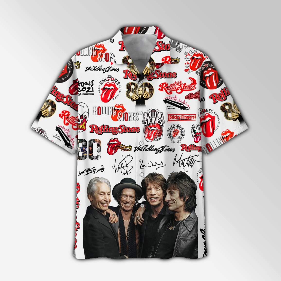 The Rolling Stones Hawaiian Shirt Limited Edition