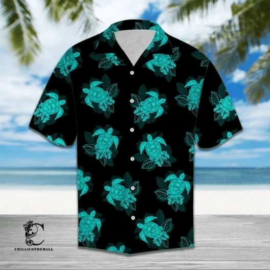 Beach Shirt High Quality Turtle – Hawaiian Shirt – Dt174- Chillicothemall