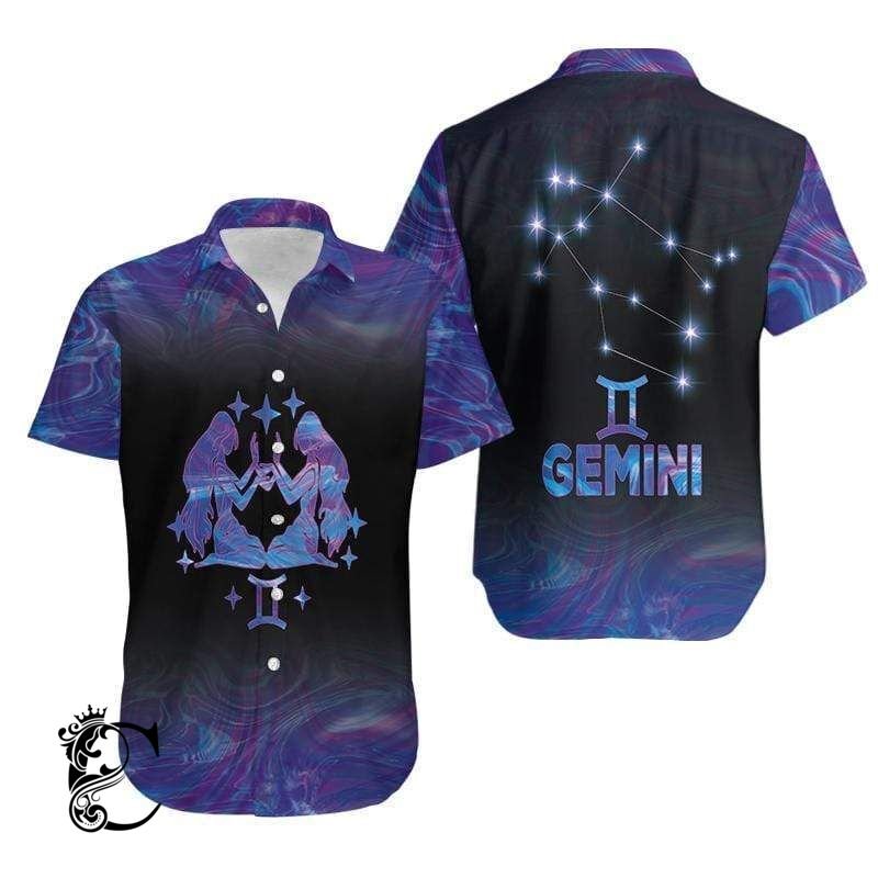 Amazing Gemini Horoscope Hawaiian Shirt Zodiac Birthday Gifts