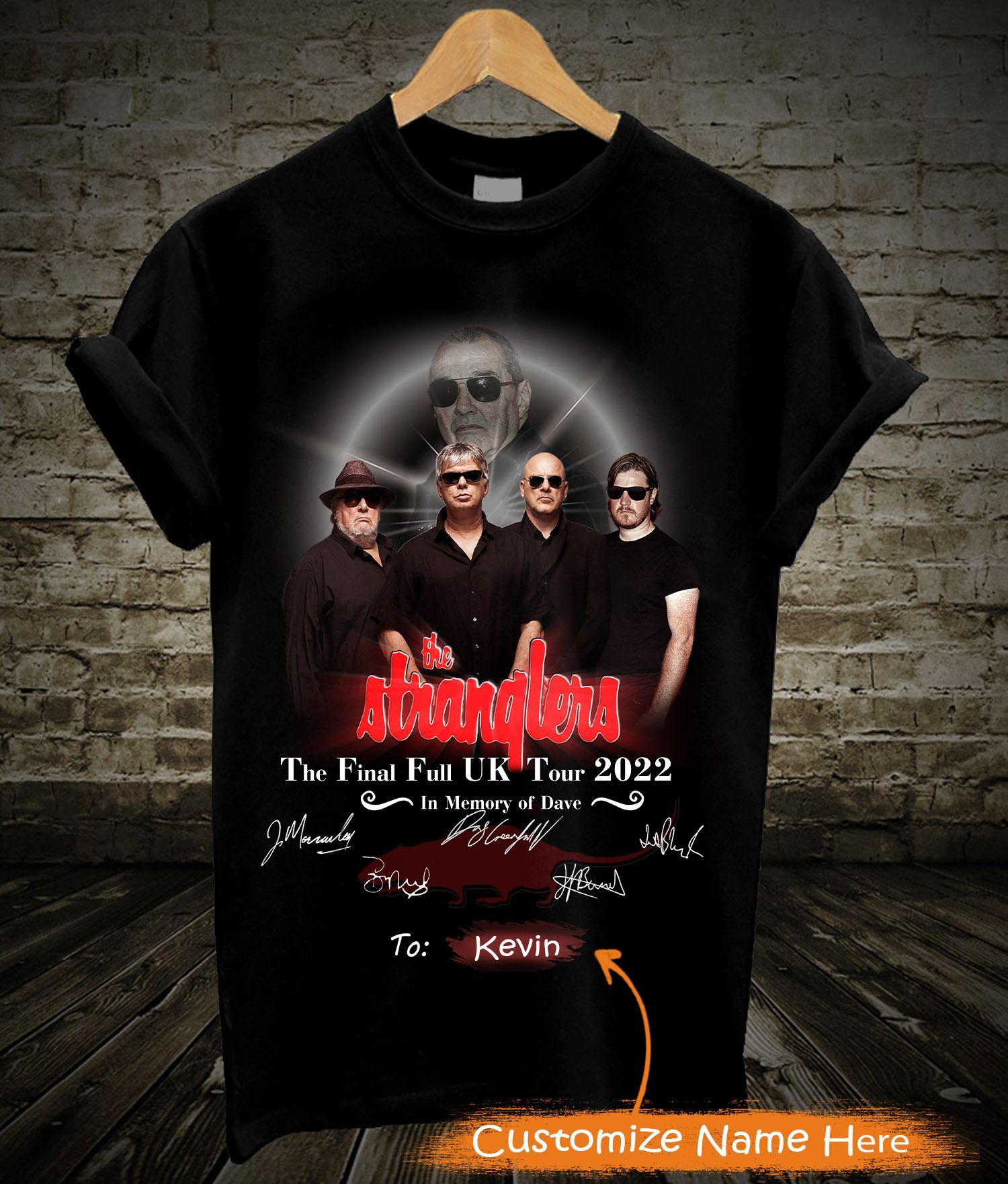 The Stranglers Shirts, Limited Edition T-Shirt 2D – V500