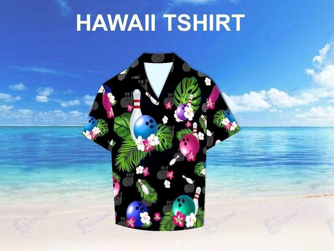 Beach Shirt Get Now Bowling Hawaiian Aloha Shirts- Chillicothemall