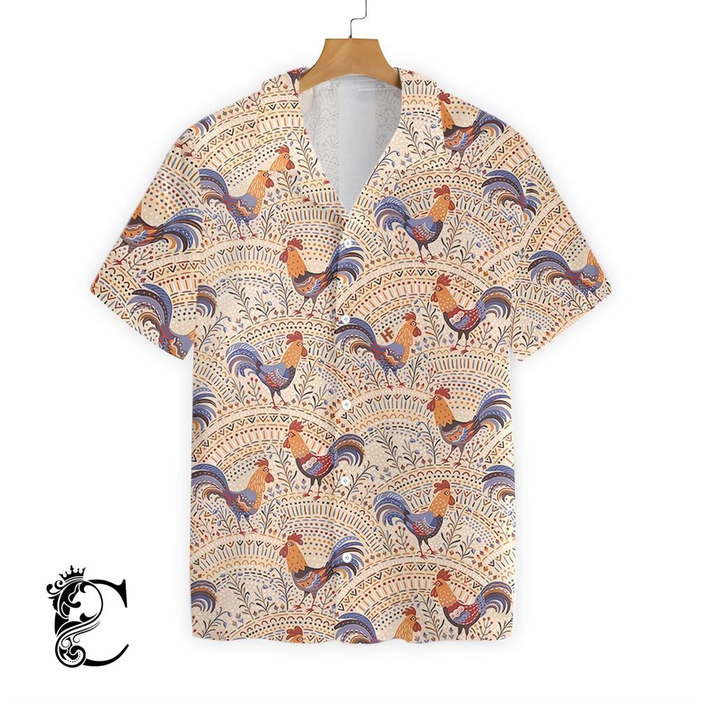 Boho Chicken Pattern Ez12 0207 Hawaiian Shirt