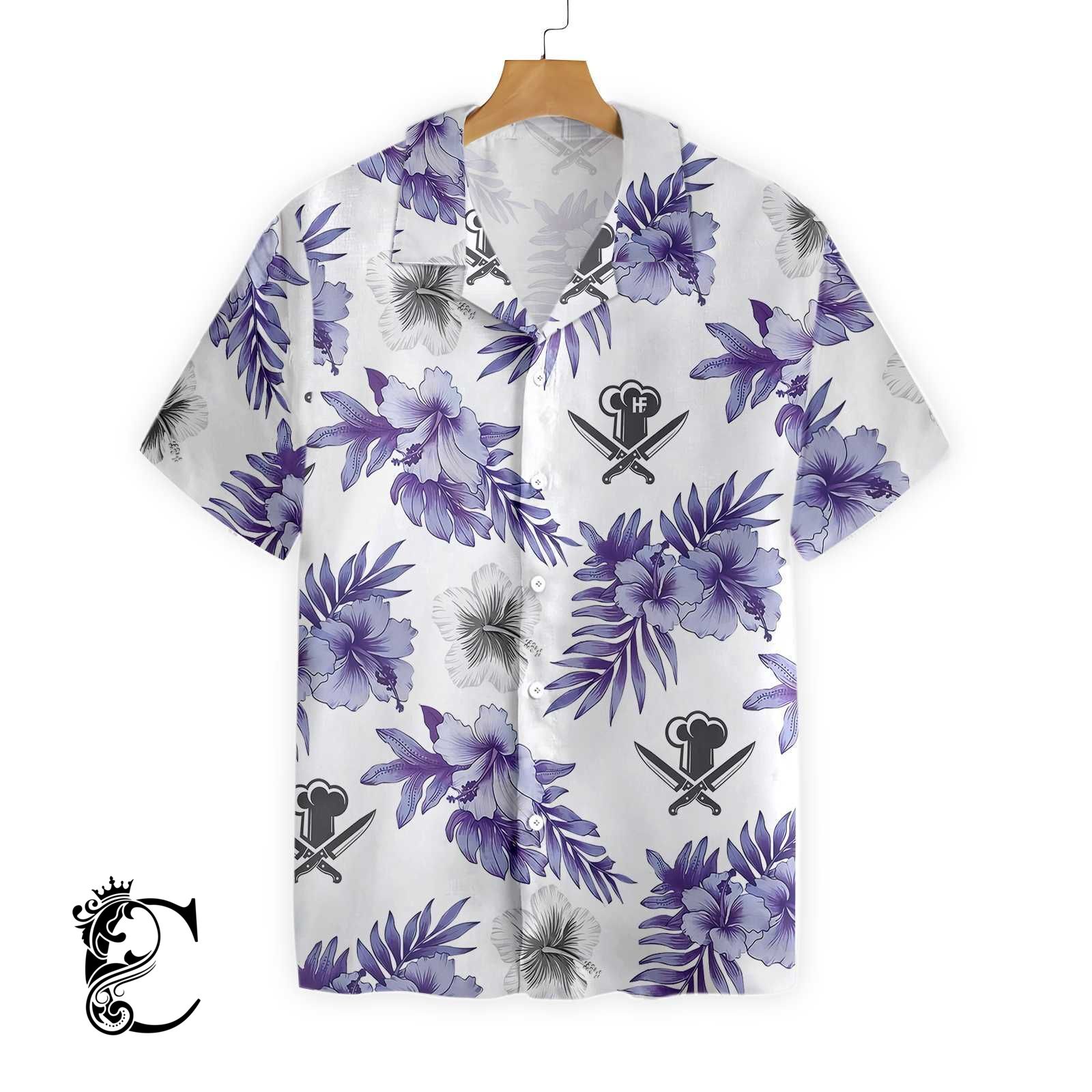 Aloha Chef With Knives Hawaiian Shirt